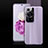 Soft Luxury Leather Snap On Case Cover QK5 for Huawei P60 Pro Purple