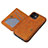 Soft Luxury Leather Snap On Case Cover R01 for Apple iPhone 12 Mini