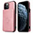 Soft Luxury Leather Snap On Case Cover R01 for Apple iPhone 12 Pro Max