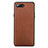 Soft Luxury Leather Snap On Case Cover R01 for Oppo K1 Orange