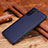 Soft Luxury Leather Snap On Case Cover R01 for Samsung Galaxy Note 10 5G Blue