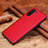 Soft Luxury Leather Snap On Case Cover R01 for Samsung Galaxy Note 10 5G Red