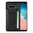 Soft Luxury Leather Snap On Case Cover R01 for Samsung Galaxy S10 5G Black