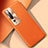 Soft Luxury Leather Snap On Case Cover R01 for Xiaomi Mi 10 Orange