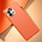 Soft Luxury Leather Snap On Case Cover R01 for Xiaomi Mi 11 Lite 4G Orange