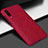 Soft Luxury Leather Snap On Case Cover R01 for Xiaomi Mi A3 Red