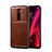 Soft Luxury Leather Snap On Case Cover R01 for Xiaomi Redmi K20 Brown