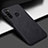 Soft Luxury Leather Snap On Case Cover R01 for Xiaomi Redmi Note 8 (2021) Black