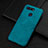 Soft Luxury Leather Snap On Case Cover R02 for Huawei Honor View 20 Cyan