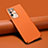 Soft Luxury Leather Snap On Case Cover R02 for Huawei Honor X10 5G Orange