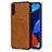 Soft Luxury Leather Snap On Case Cover R02 for Huawei Nova 5 Orange