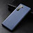 Soft Luxury Leather Snap On Case Cover R02 for Huawei P40 Lite 5G Blue