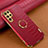 Soft Luxury Leather Snap On Case Cover R02 for Samsung Galaxy S22 Ultra 5G