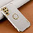 Soft Luxury Leather Snap On Case Cover R02 for Samsung Galaxy S24 Ultra 5G