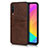 Soft Luxury Leather Snap On Case Cover R02 for Xiaomi Mi A3 Brown