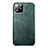 Soft Luxury Leather Snap On Case Cover R03 for Apple iPhone 11 Pro Max Green