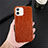 Soft Luxury Leather Snap On Case Cover R03 for Apple iPhone 12 Mini