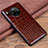 Soft Luxury Leather Snap On Case Cover R03 for Huawei Mate 30E Pro 5G Brown