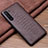 Soft Luxury Leather Snap On Case Cover R03 for Samsung Galaxy Note 10