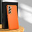 Soft Luxury Leather Snap On Case Cover R03 for Samsung Galaxy S21 5G Orange