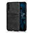 Soft Luxury Leather Snap On Case Cover R04 for Huawei Honor 20 Black