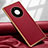 Soft Luxury Leather Snap On Case Cover R04 for Huawei Mate 40E Pro 4G Red