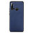 Soft Luxury Leather Snap On Case Cover R04 for Huawei Nova 5i Blue