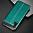 Soft Luxury Leather Snap On Case Cover R04 for Huawei Nova 6 Green