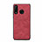 Soft Luxury Leather Snap On Case Cover R04 for Huawei P30 Lite New Edition Red