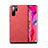 Soft Luxury Leather Snap On Case Cover R04 for Huawei P30 Pro New Edition Red