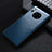 Soft Luxury Leather Snap On Case Cover R05 for Huawei Mate 30E Pro 5G Blue