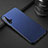 Soft Luxury Leather Snap On Case Cover R05 for Huawei Nova 5T Blue