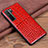 Soft Luxury Leather Snap On Case Cover R05 for Huawei Nova 7 SE 5G Red