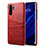 Soft Luxury Leather Snap On Case Cover R05 for Huawei P30 Pro New Edition Red