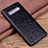 Soft Luxury Leather Snap On Case Cover R05 for Samsung Galaxy S10 5G Black