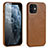 Soft Luxury Leather Snap On Case Cover R06 for Apple iPhone 12 Mini