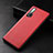 Soft Luxury Leather Snap On Case Cover R06 for Huawei Nova 6 Red