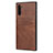 Soft Luxury Leather Snap On Case Cover R06 for Samsung Galaxy Note 10 5G