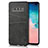 Soft Luxury Leather Snap On Case Cover R06 for Samsung Galaxy S10 Plus Black