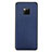 Soft Luxury Leather Snap On Case Cover R07 for Huawei Mate 20 Pro Blue