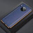 Soft Luxury Leather Snap On Case Cover R07 for Huawei Mate 30 5G Blue