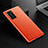 Soft Luxury Leather Snap On Case Cover R07 for Huawei P40 Pro Orange