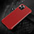 Soft Luxury Leather Snap On Case Cover R08 for Apple iPhone 11 Pro Max Red