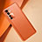 Soft Luxury Leather Snap On Case Cover R08 for Huawei P40 Lite 5G Orange
