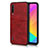 Soft Luxury Leather Snap On Case Cover R08 for Xiaomi Mi A3 Red Wine