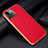 Soft Luxury Leather Snap On Case Cover S01 for Apple iPhone 13 Mini Red