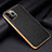 Soft Luxury Leather Snap On Case Cover S01 for Apple iPhone 15 Pro Max Black
