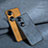 Soft Luxury Leather Snap On Case Cover S01 for Huawei Honor 70 5G