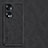 Soft Luxury Leather Snap On Case Cover S01 for Huawei Honor 70 5G Black