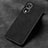 Soft Luxury Leather Snap On Case Cover S01 for Huawei Honor 80 Pro 5G Black